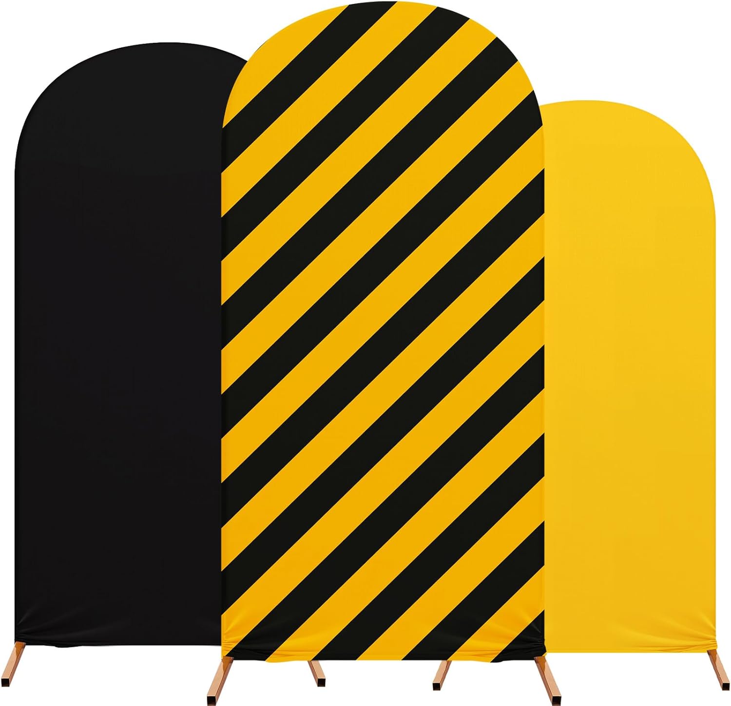 Construction Birthday Party Arch Cover Set of 3 for Events
