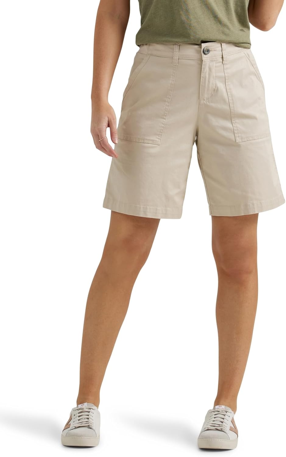 Lee Women's Ultra Lux Comfort Flex-to-Go Utility Bermuda Shorts
