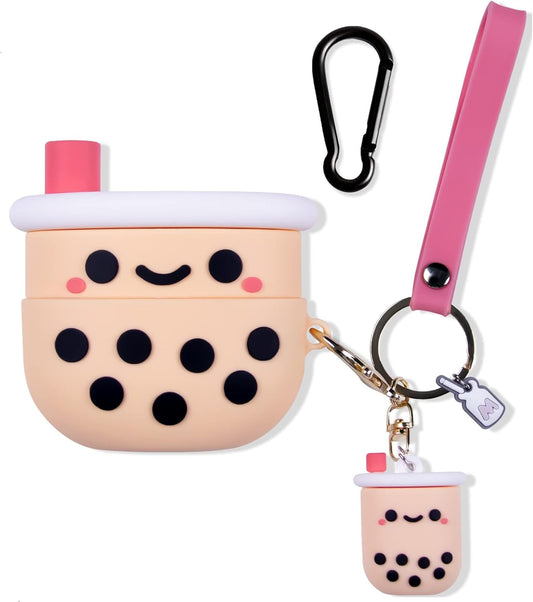 Adorable Boba Milk Tea Character Case for Beats Studio Buds
