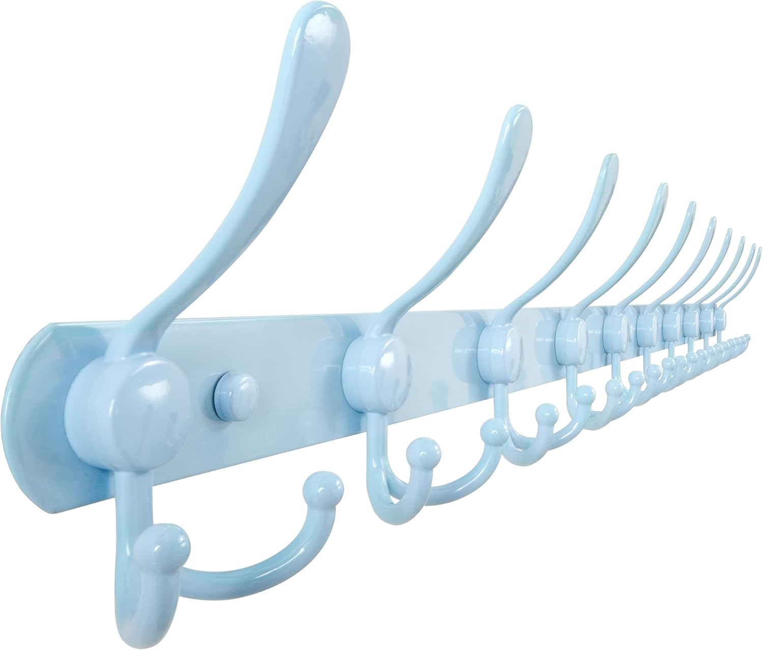 Dseap Coat Rack Wall Mount - Heavy Duty 10 Tri-Hooks for Home