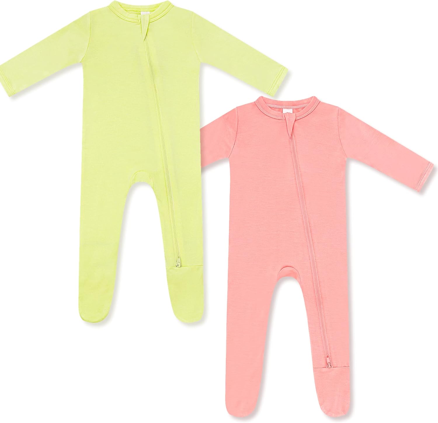 HAPIU Rayon from Bamboo Baby Footed Pajamas for Comfort