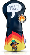 Wolph This is FINE Dog Funny Golf Club Covers for Any Size