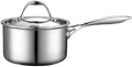 Cooks Standard Multi-Ply Clad Saucepan 1.5 Quart - Even Heat, Lasting
