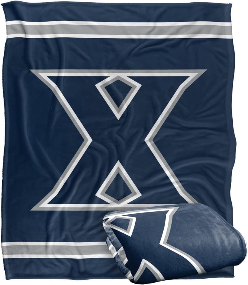 Xavier University Primary Logo Silky Touch Throw Blanket