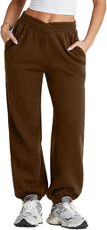 Herseas Women's V Crossover Waist Sweatpants for Relaxed Wear