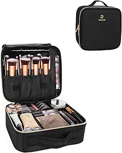 MONSTINA Makeup Train Case - Portable Organizer for Travel Essentials