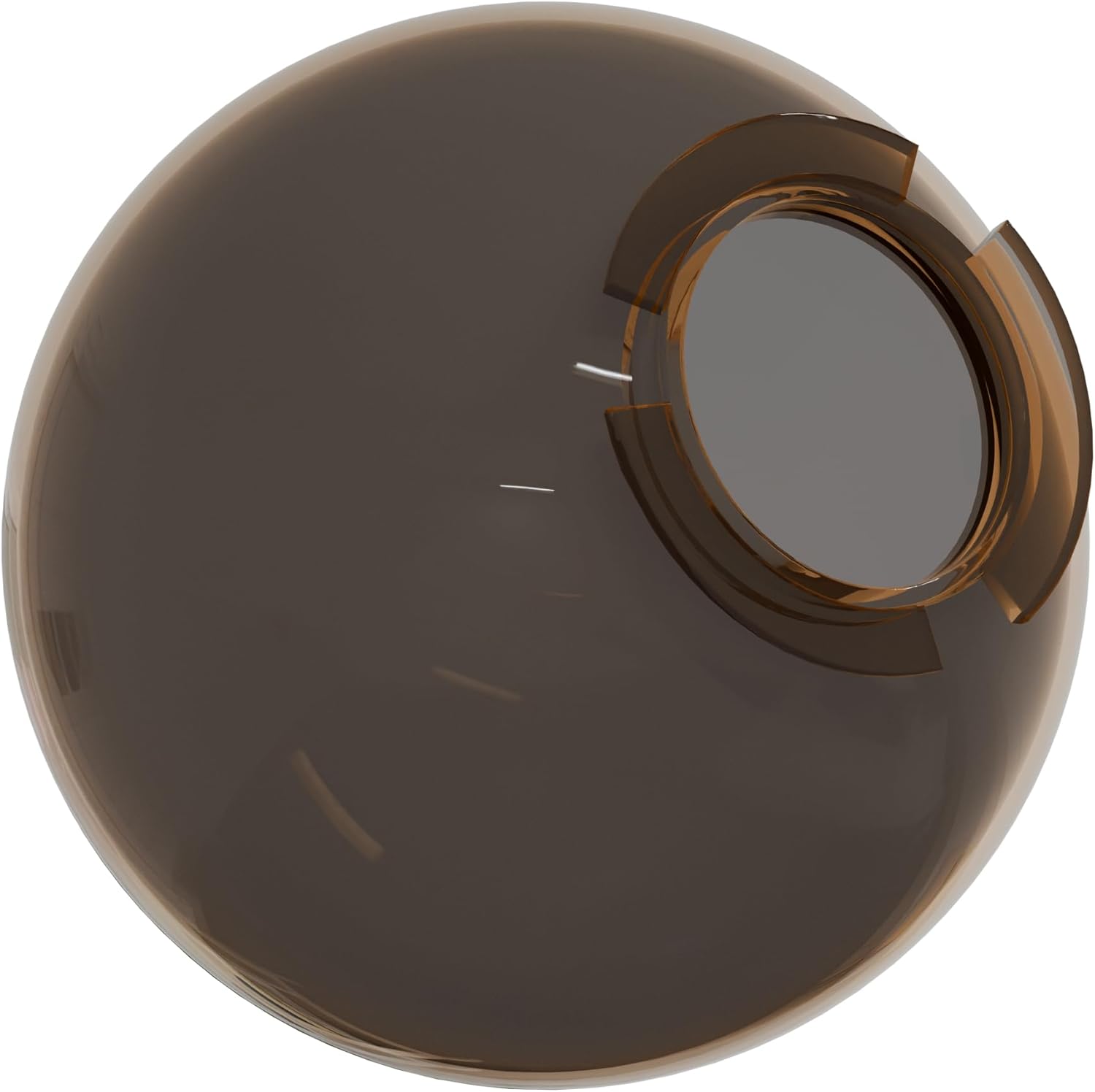 KastLite 10in Bronze Acrylic Lamp Post Globe for Unique Fixtures