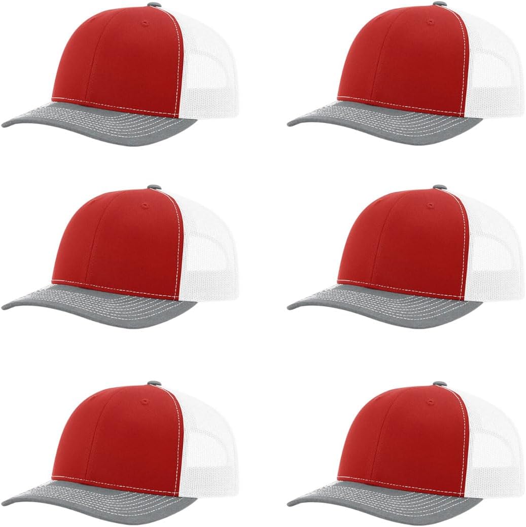 Richardson 112 Classic Six-Panel Adjustable Snapback Trucker Cap
