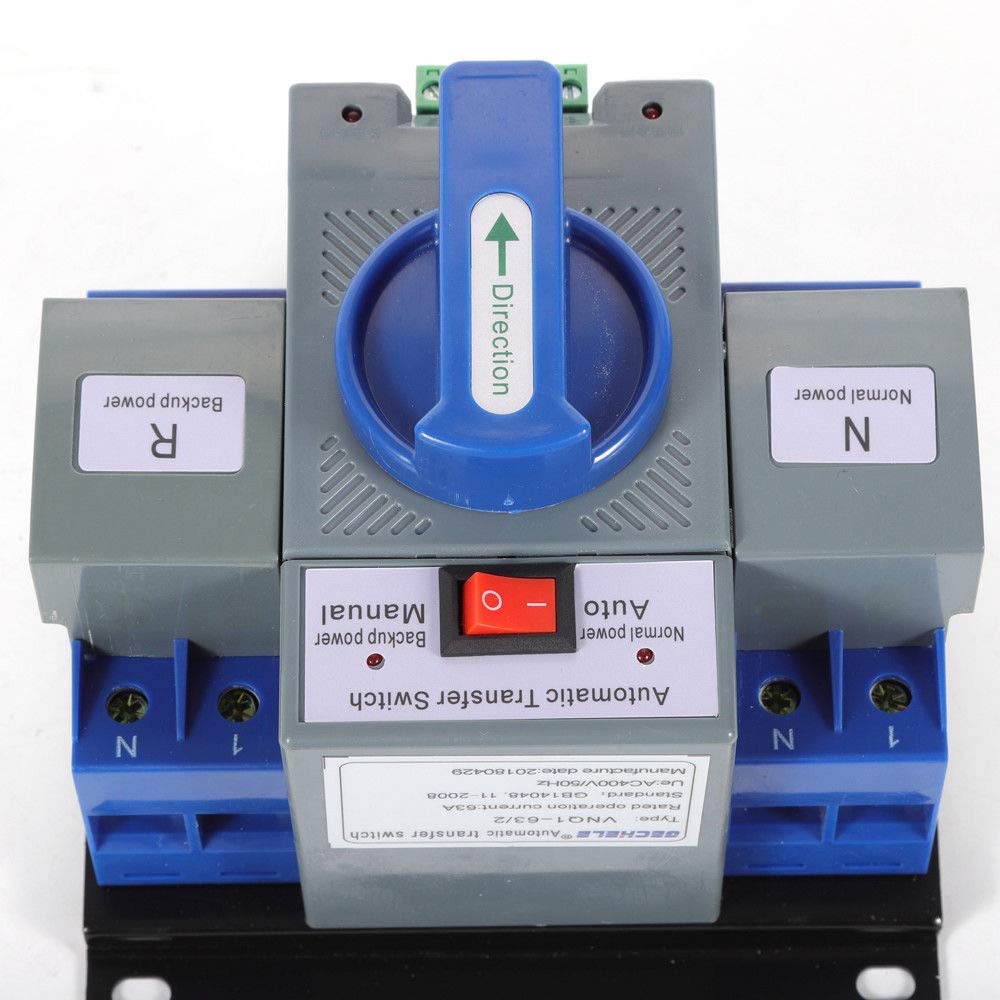 JONASC 63A Dual Power Automatic Transfer Switch for Generators