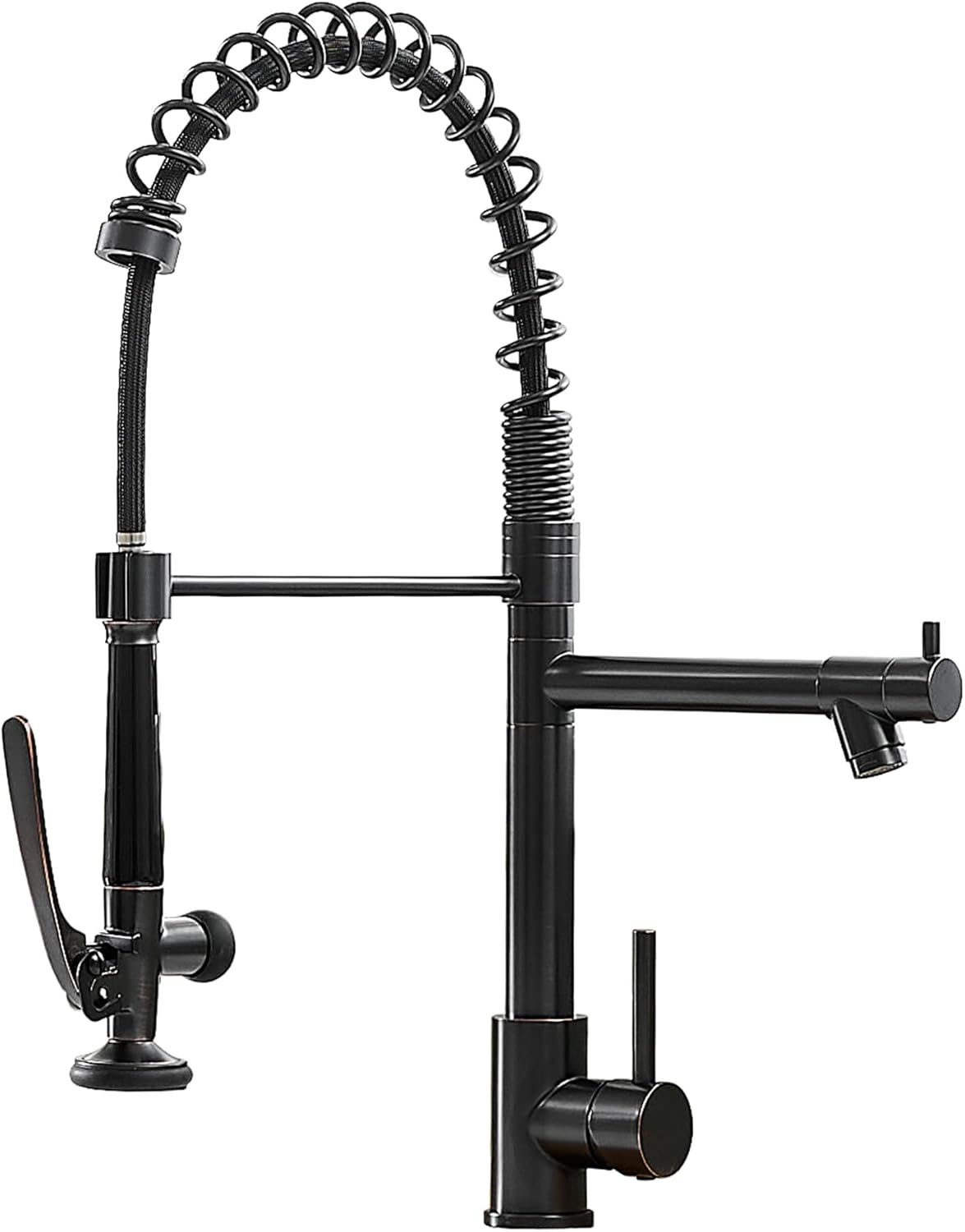 Fapully Commercial Pull Down Kitchen Sink Faucet with Sprayer