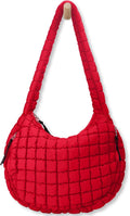 Puffer Tote Bag for Women Large Quilted Tote Bag - Spacious Puff