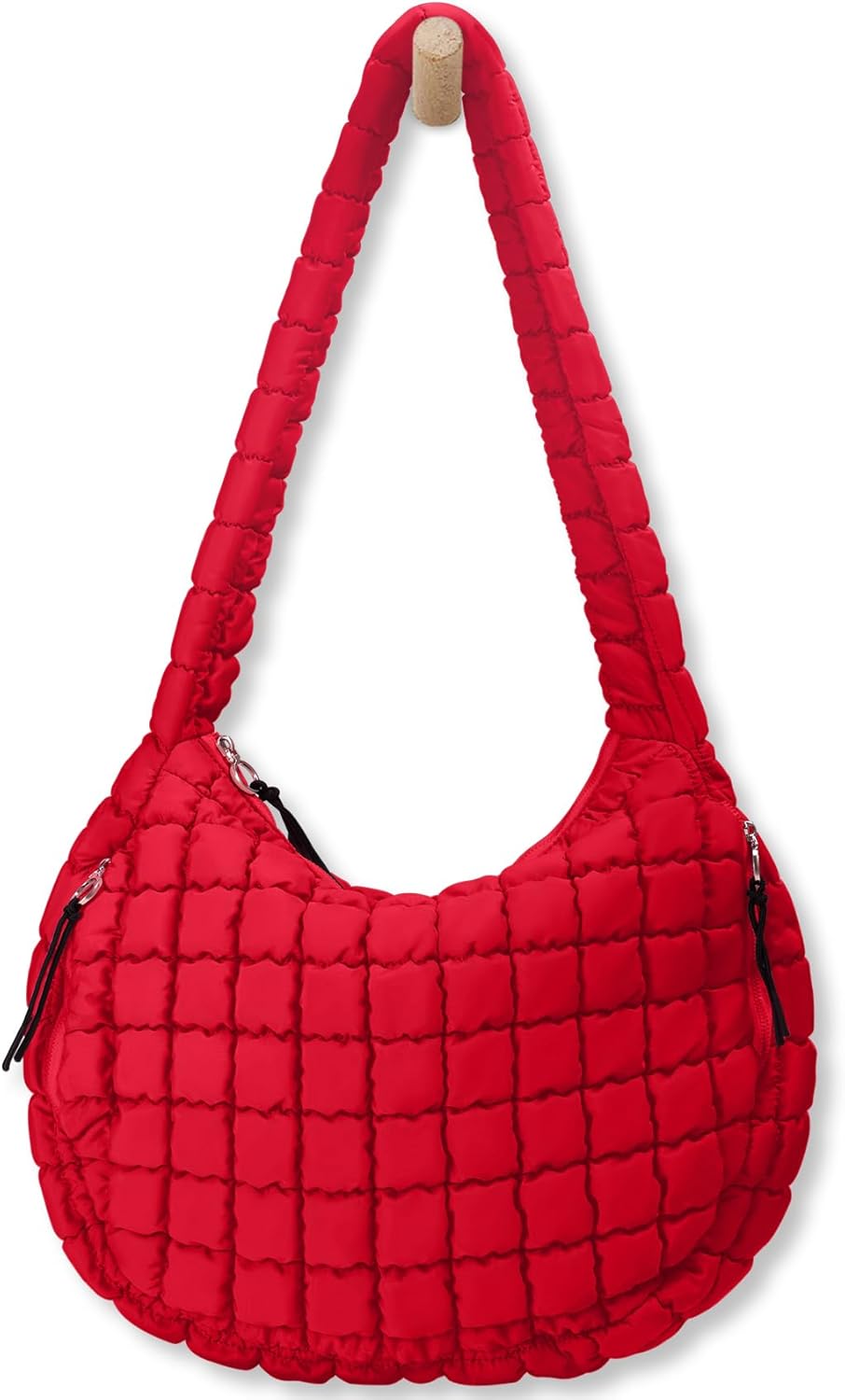 Large Quilted Puffer Tote Bag for Women - Stylish Carryall
