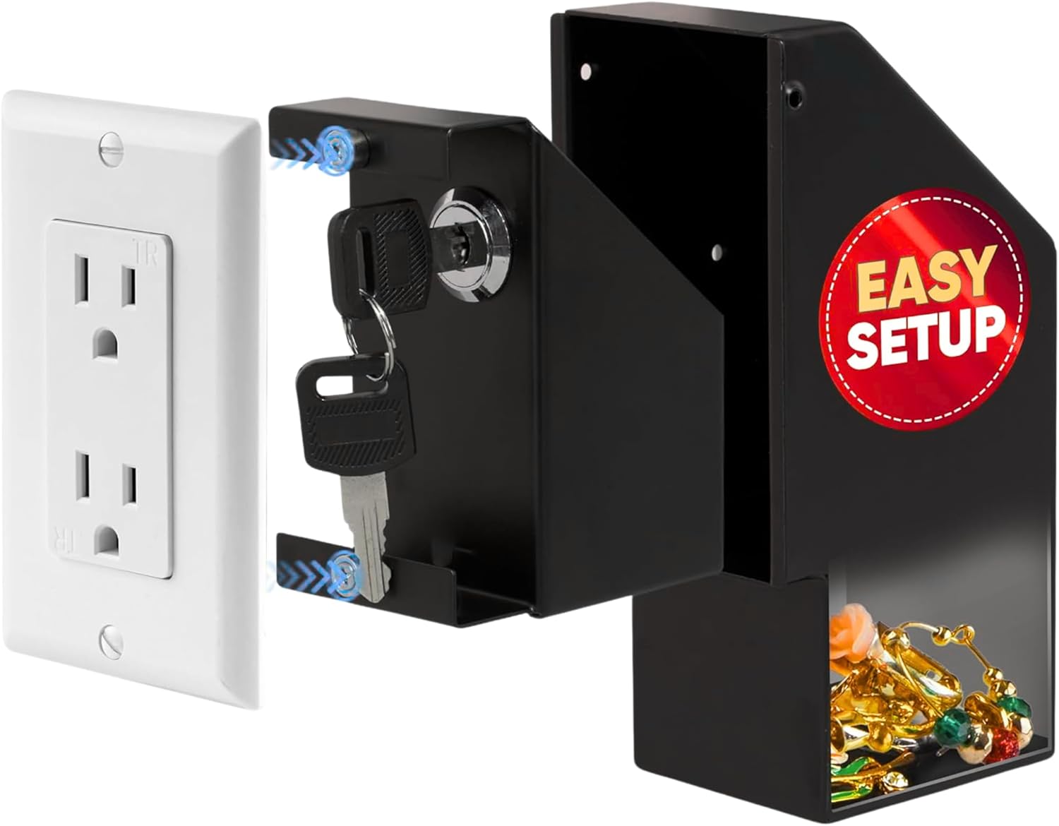 Elder Welder Hidden Wall Safe for Money and Valuables Storage