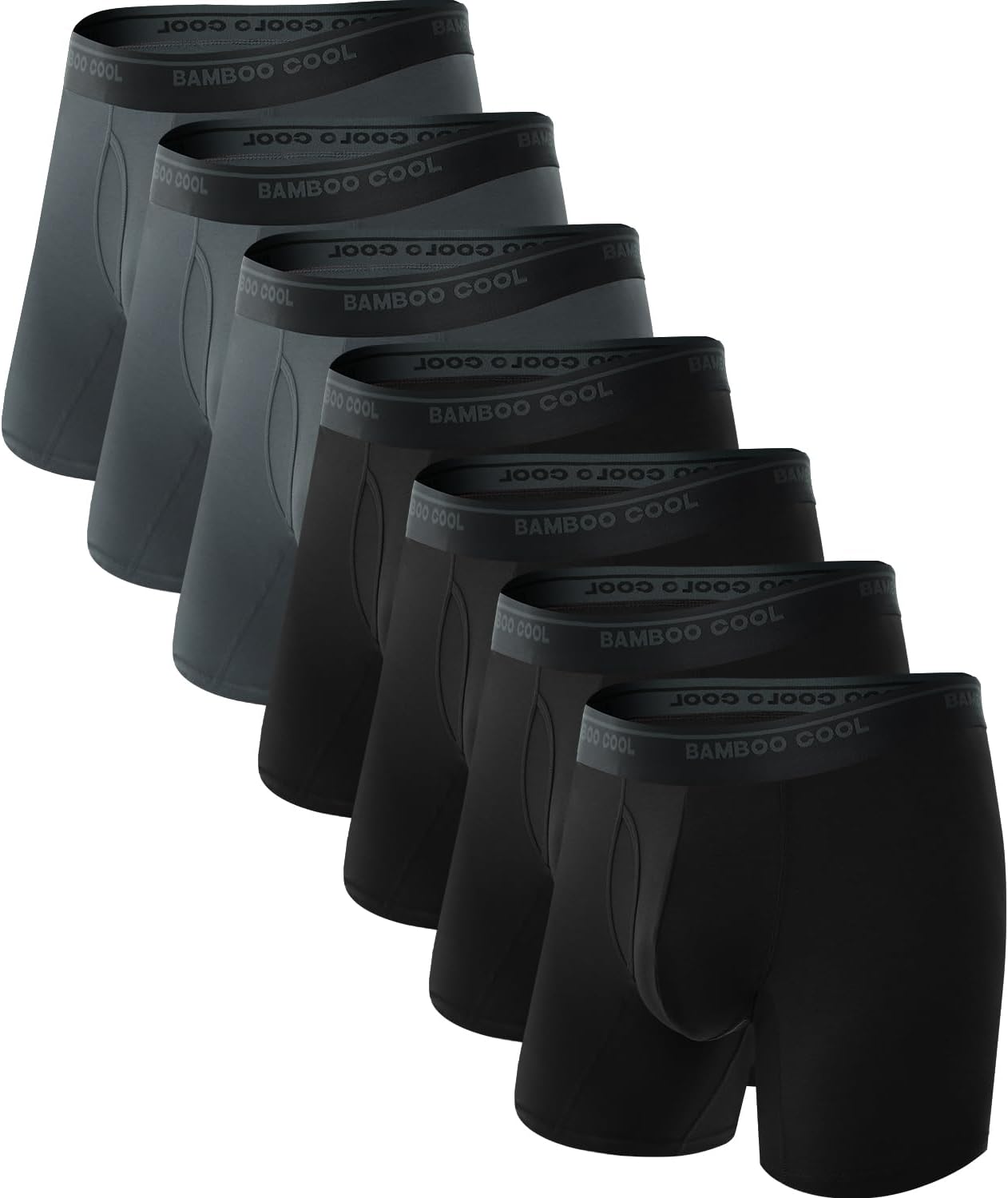 Bamboo Cool Men's Underwear Boxer Briefs for All-Day Comfort