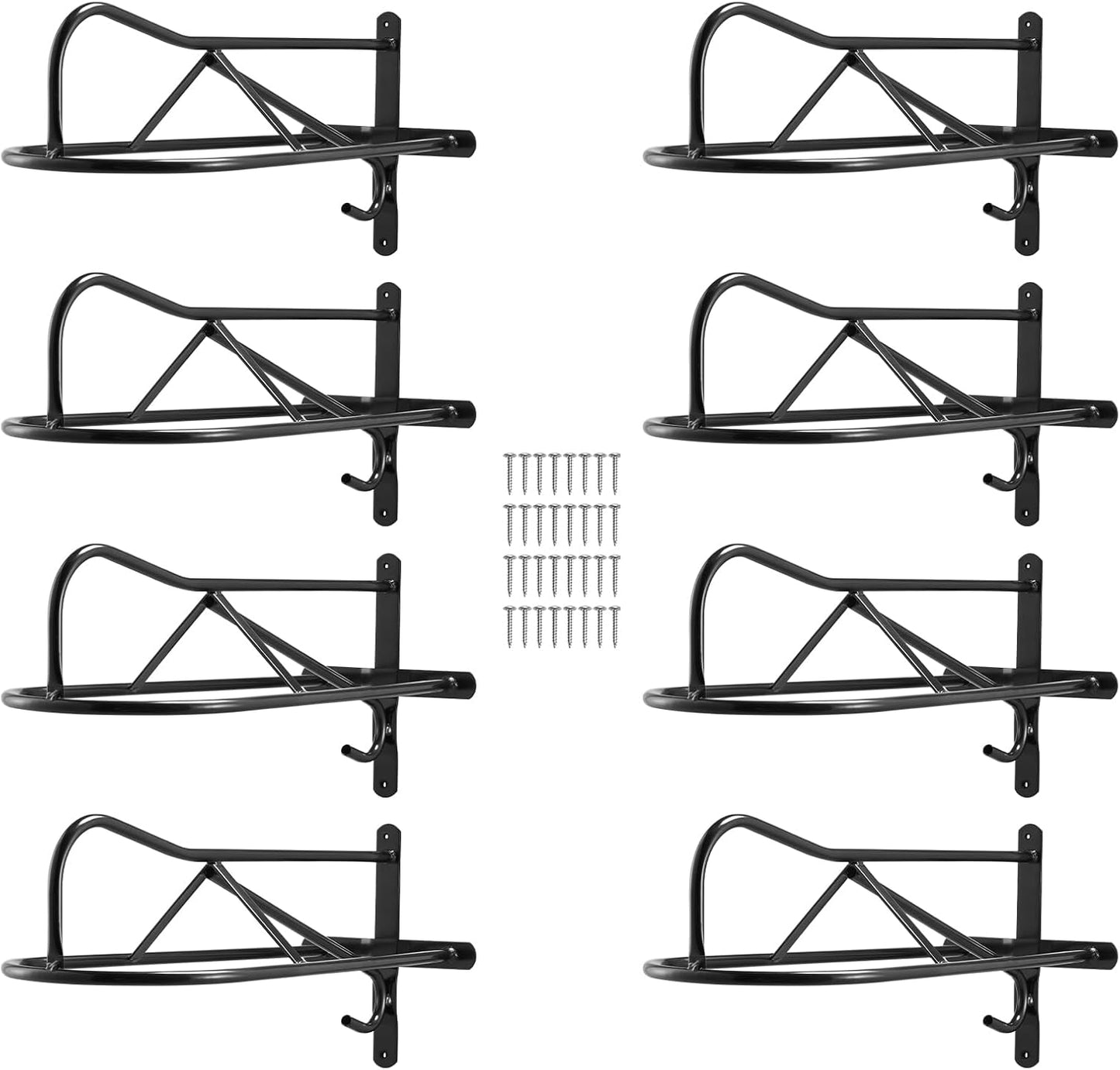 VEVOR Wall Mount Saddle Rack for English & Western Saddles
