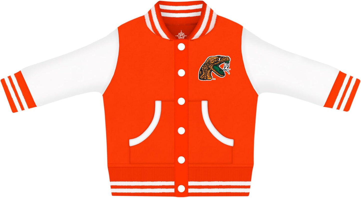 Creative Knitwear College Baby Varsity Jacket for Little Fans