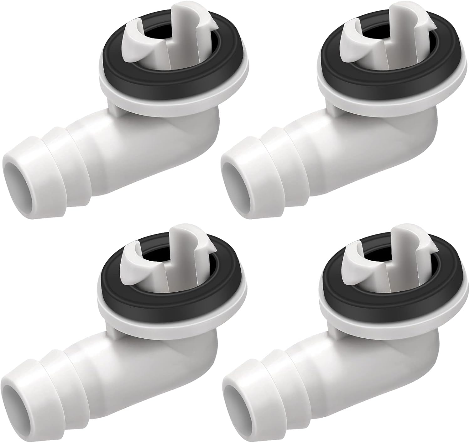 Zonon 4 Pcs Air Conditioner Drain Elbows - Prevent Leaks!
