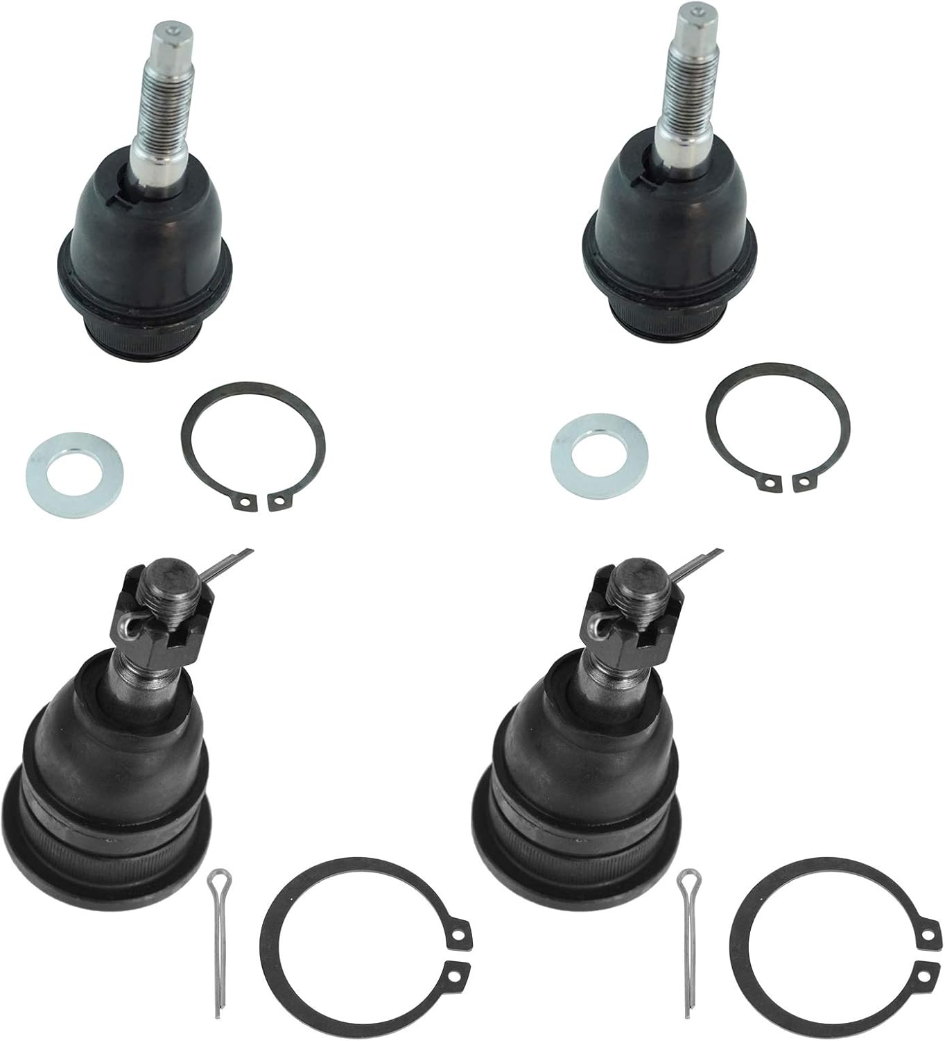 TRQ Front Ball Joint Set for 2009-2018 Dodge Ram 1500 Models