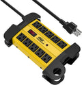 CRST 10-Outlet Metal Surge Protector - Industrial Power Strip