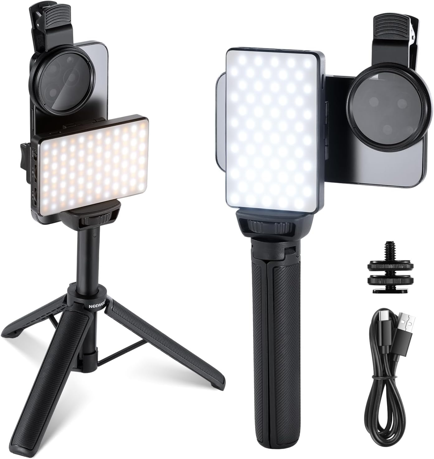NEEWER Basics LED Selfie & Tattoo Light for Photography Needs