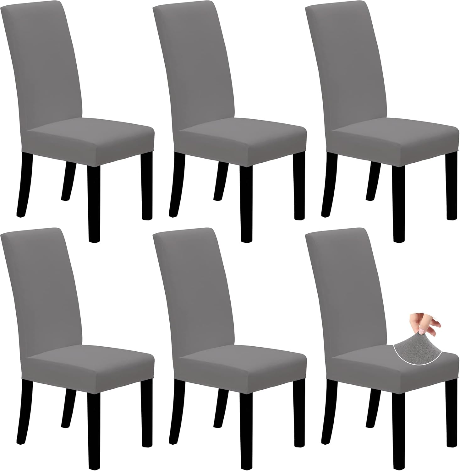 Stretch Dining Chair Covers Set of 6 for Elegant Dining Rooms