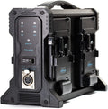 Quad V-Mount Battery Charger with XLR Output - Fast 2.5A Per Channel