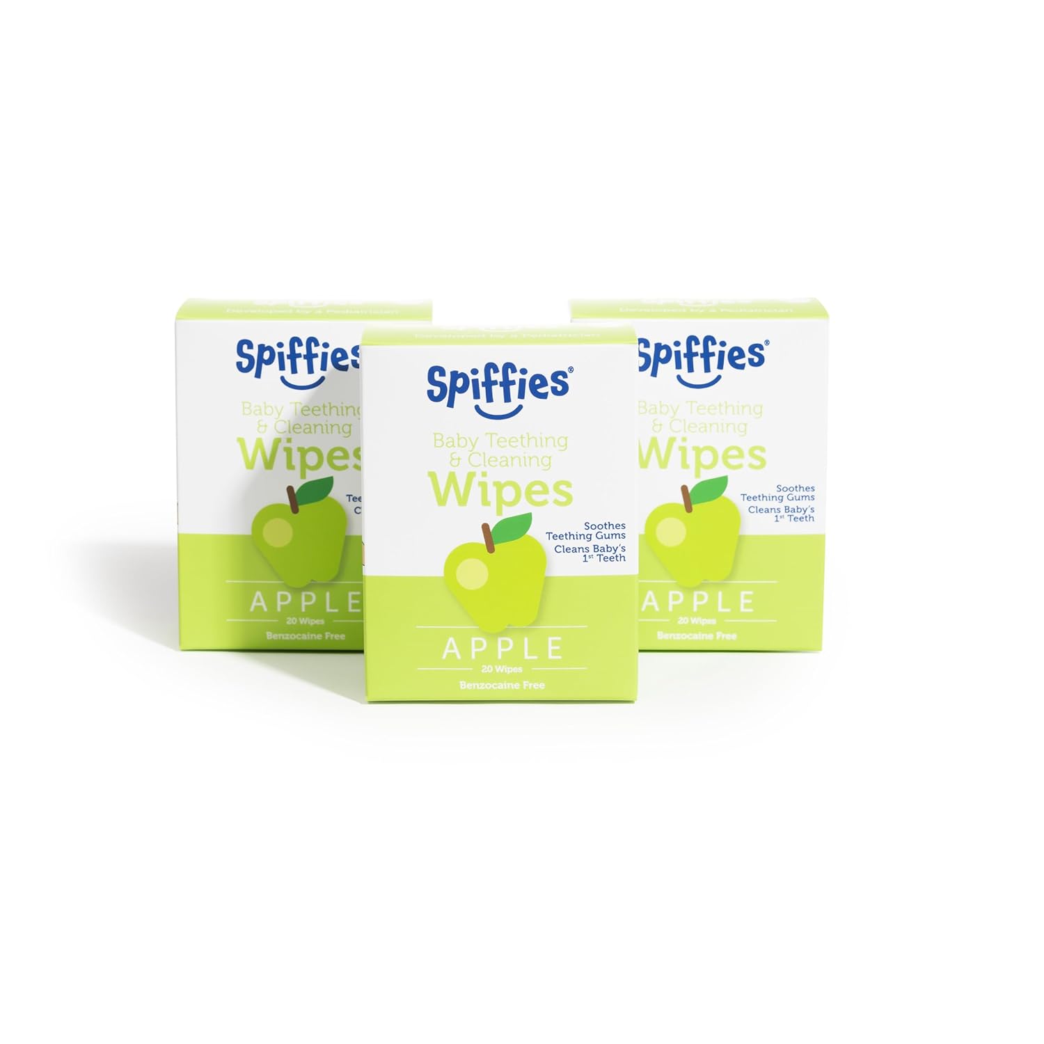 Spiffies Baby Tooth Wipes - Gentle Teething Relief