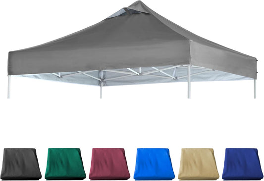 Dark Grey Replacement Canopy Top for 10x10 Pop Up Tents