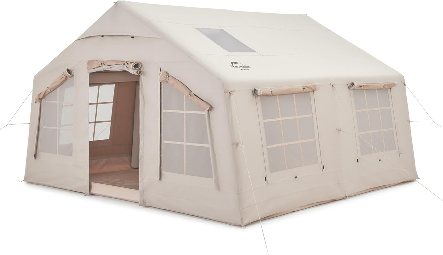 Naturehike 4-8 Person Inflatable Camping Tent: Easy Setup, All-Weather Protection