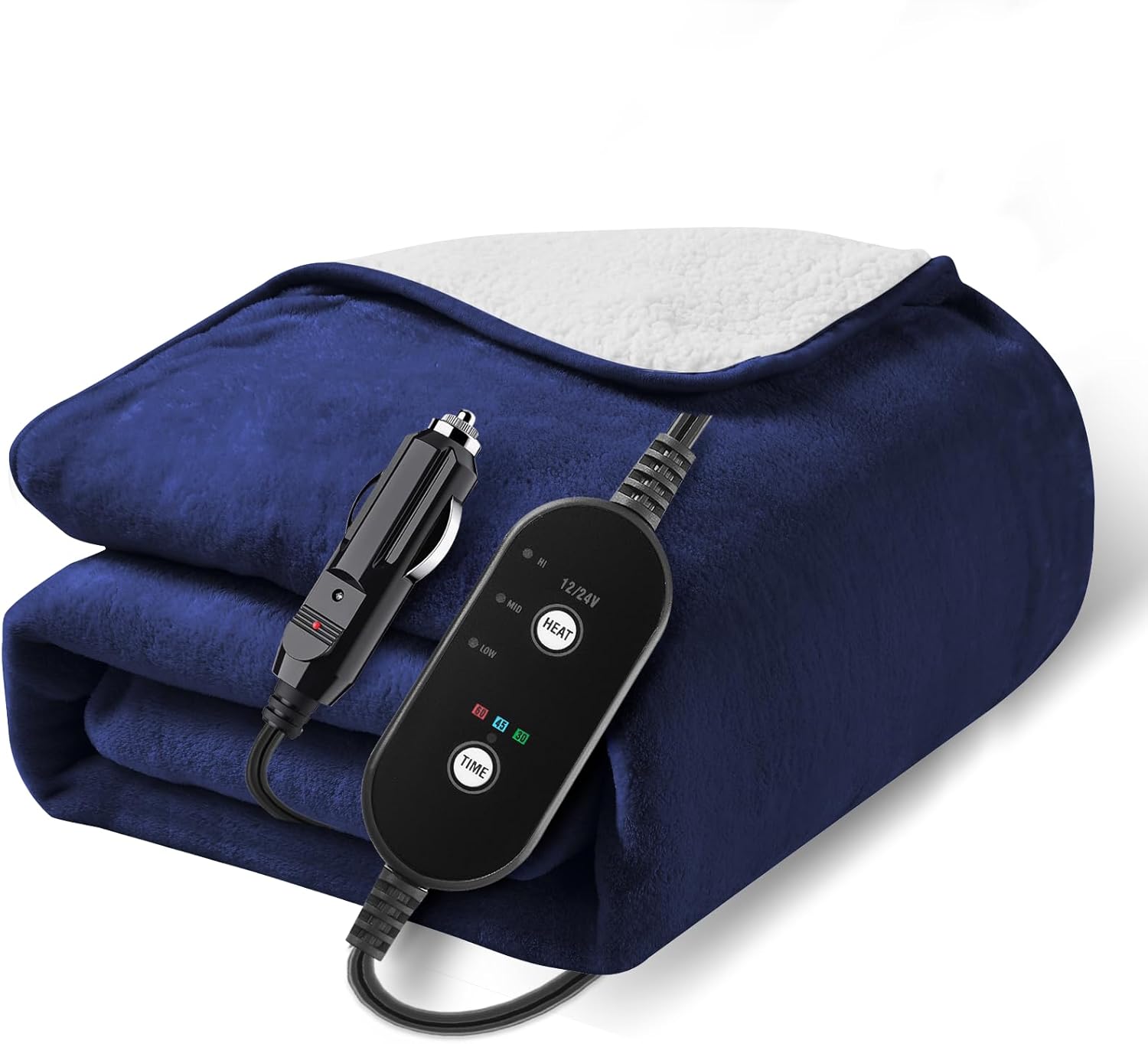 12V/24V Heated Car Blanket for Comfort in Cold Weather