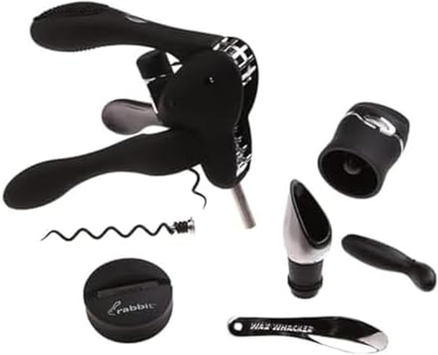 Rabbit 6-Piece Wine Opener Tool Kit for Effortless Cork Removal