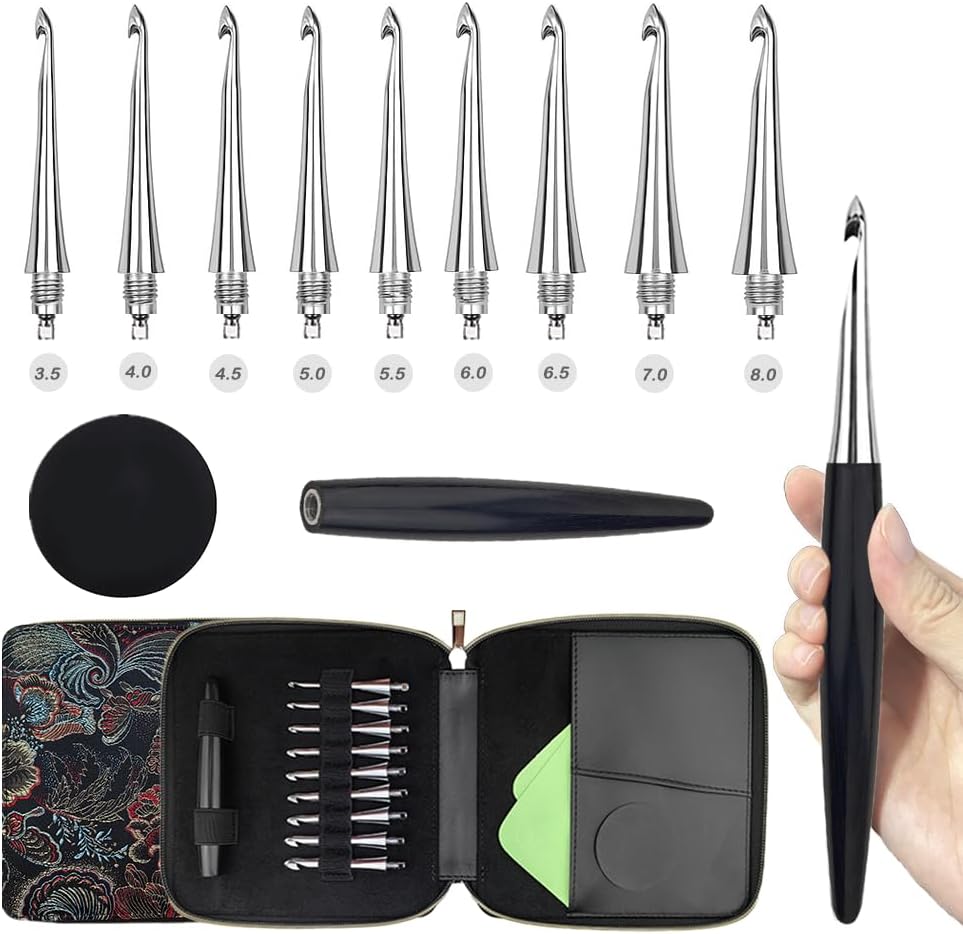 Yarniss Ergonomic Crochet Hooks Set for Comfortable Crafting