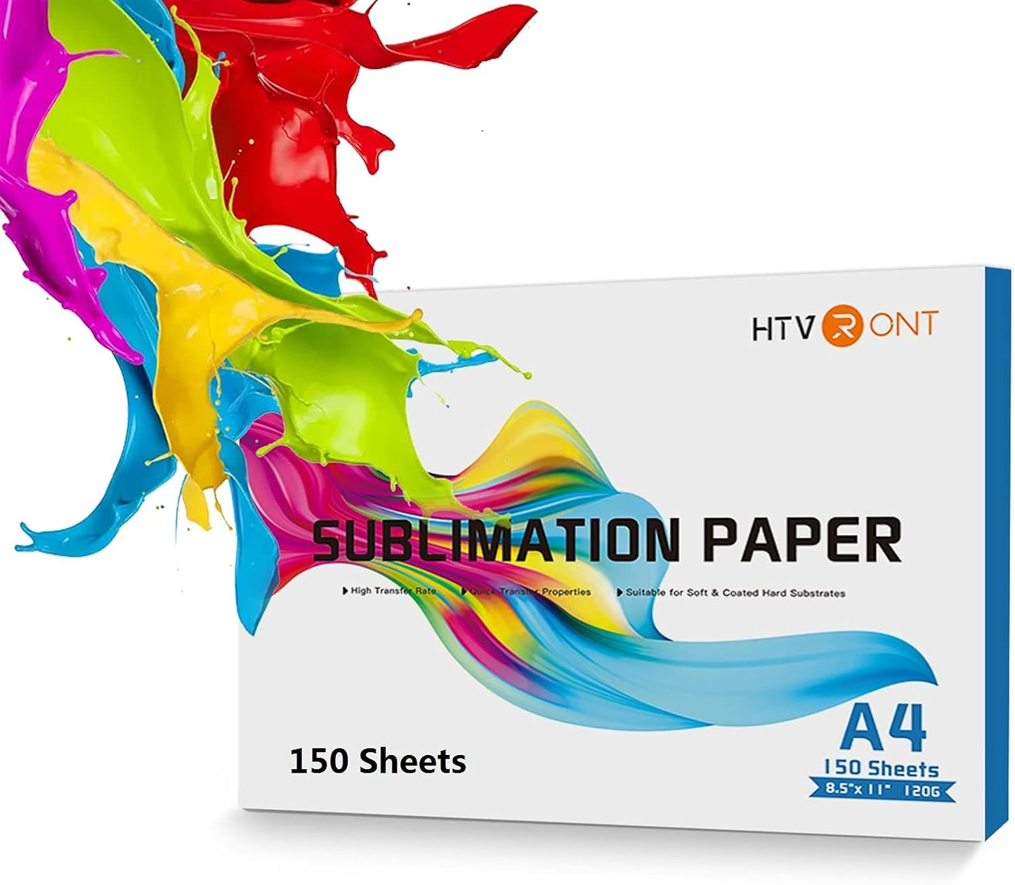 HTVRONT 150 Sheets Sublimation Paper - Inkjet Printer Compatible