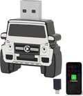 Wireless CarPlay Adapter for iPhone White - 2025 Upgraded Plug & Play