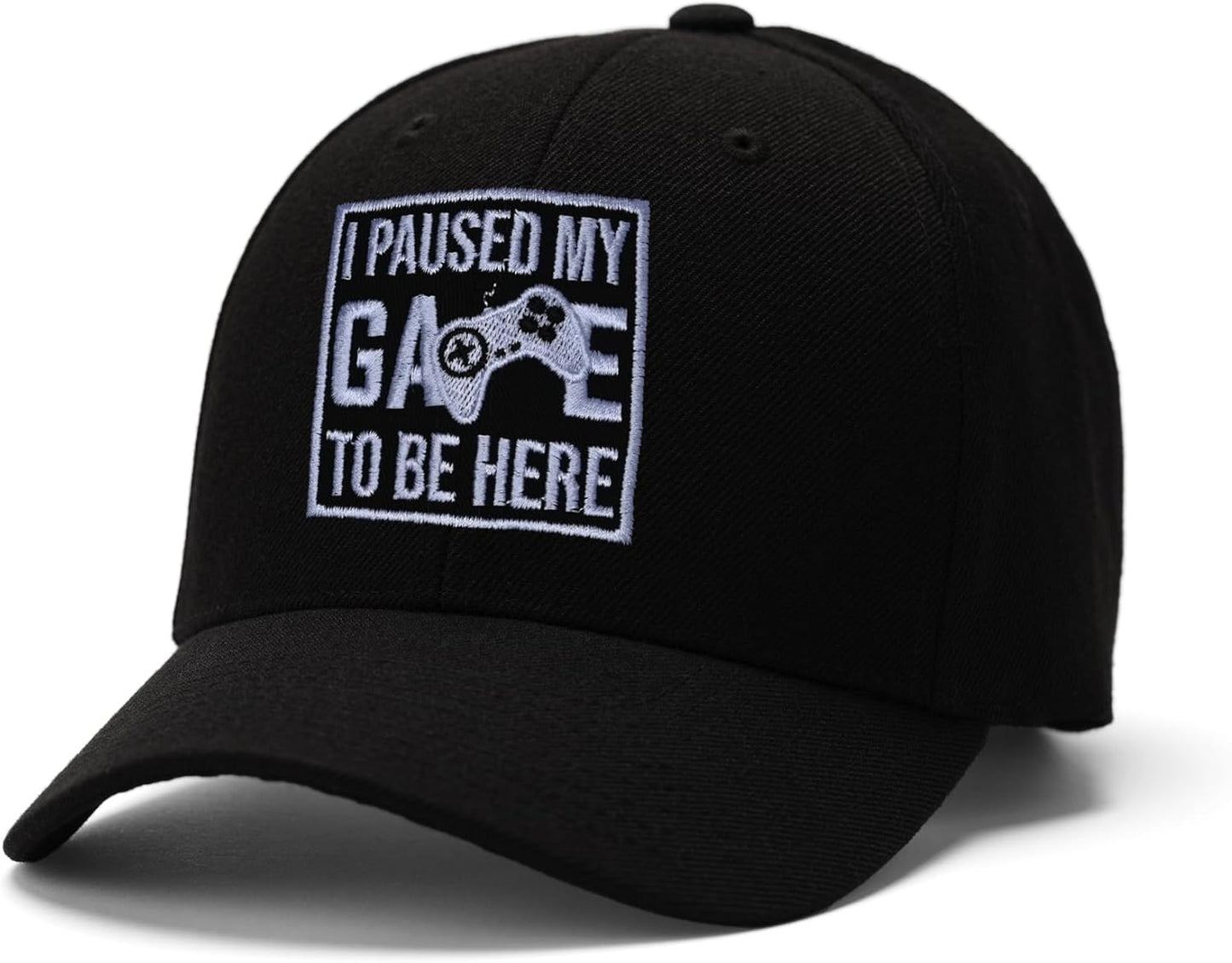 Adjustable Embroidered Black Baseball Cap - Stylish Unisex Hat