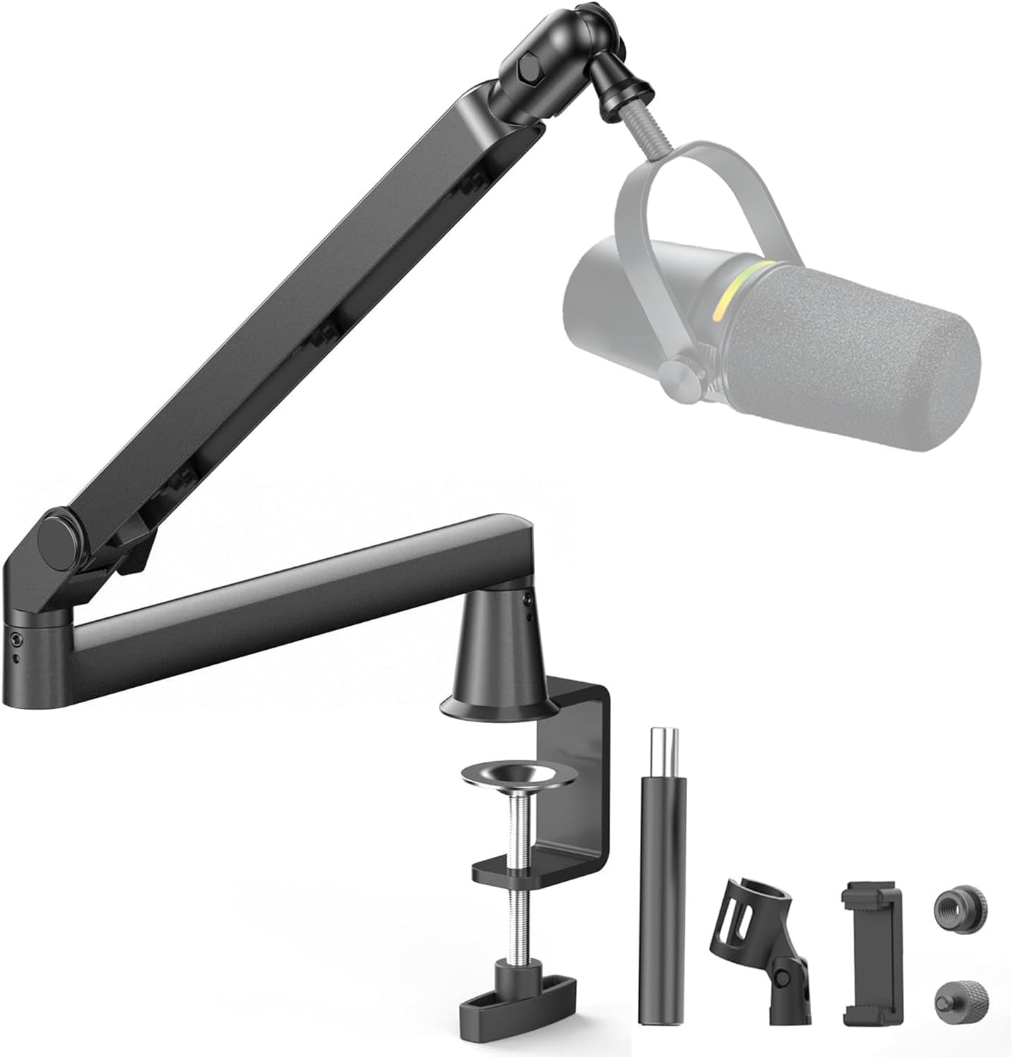 Microphone Boom Arm for Blue Yeti and HyperX QuadCast Users