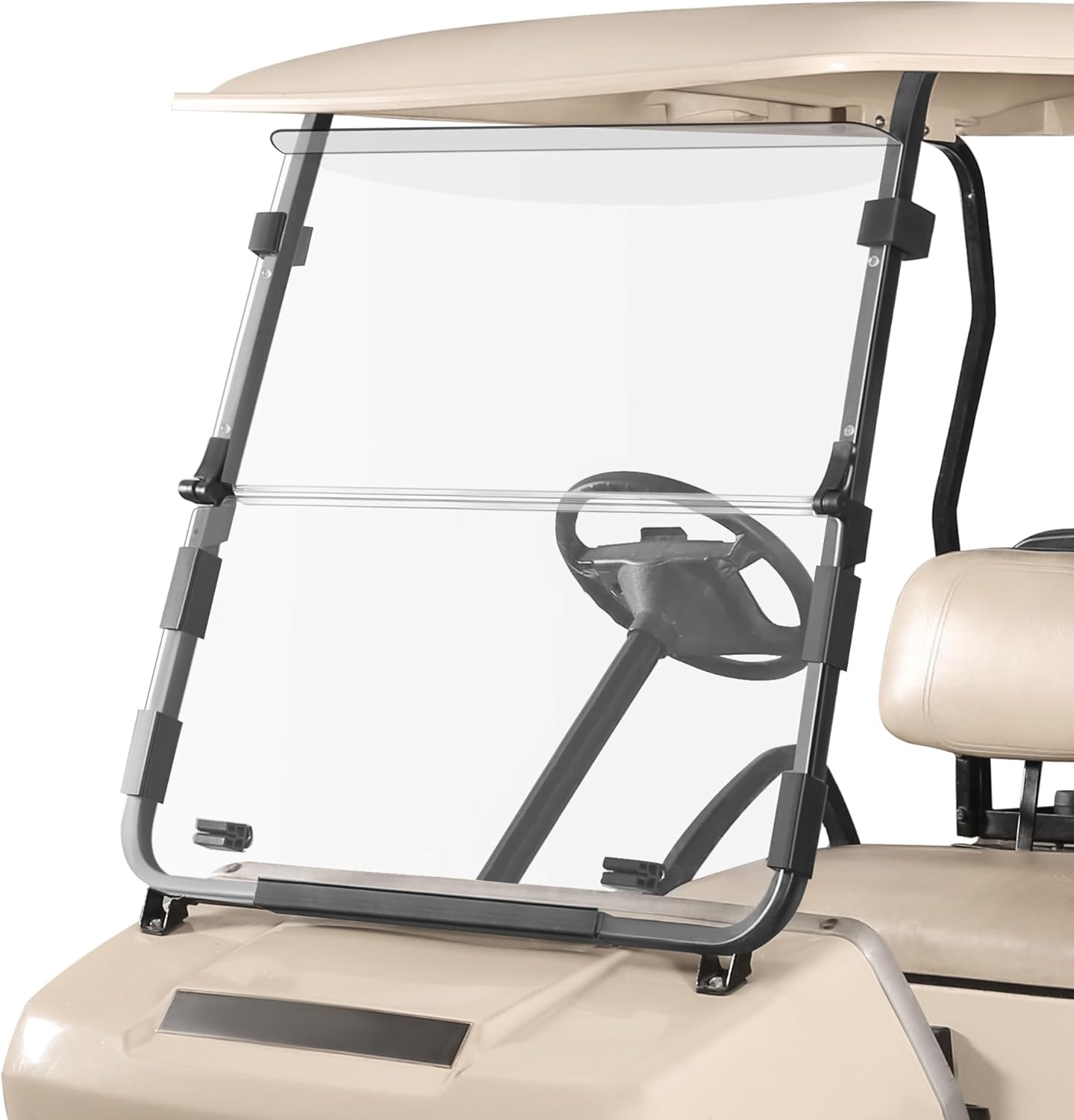 10L0L Golf Cart Windshield for Club Car DS Models 1982-2000