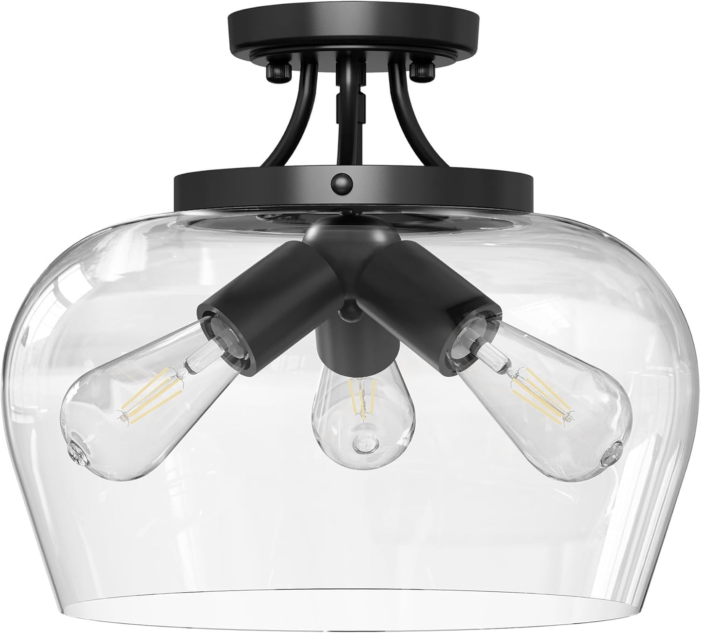 VONLUCE Semi Flush Mount Ceiling Light for Modern Spaces