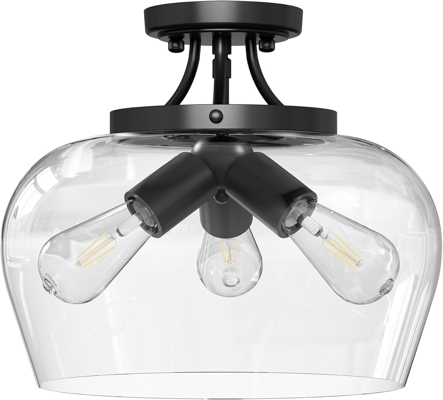 VONLUCE Semi Flush Mount Ceiling Light for Modern Spaces