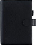 Moterm Leather Cover for A5 Notebooks - Elegant Pebbled-Black Cover