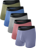 Men's Bamboo Cool Boxer Briefs 5/7 Pack - Ultra Breathable Fit