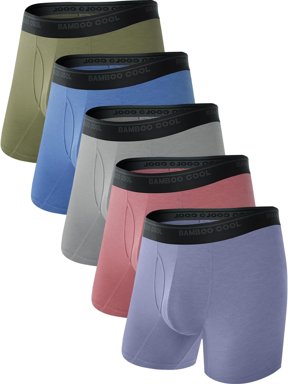 Bamboo Cool Men's Underwear Boxer Briefs for Ultimate Comfort