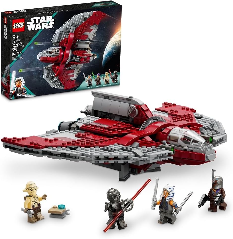 LEGO Star Wars Ahsoka Tanos T-6 Jedi Shuttle Spaceship Toy