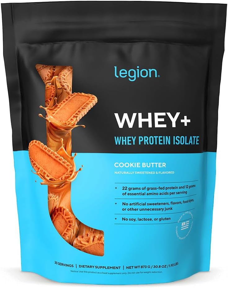 LEGION Whey+ Protein Isolate Powder for Easy Digestion