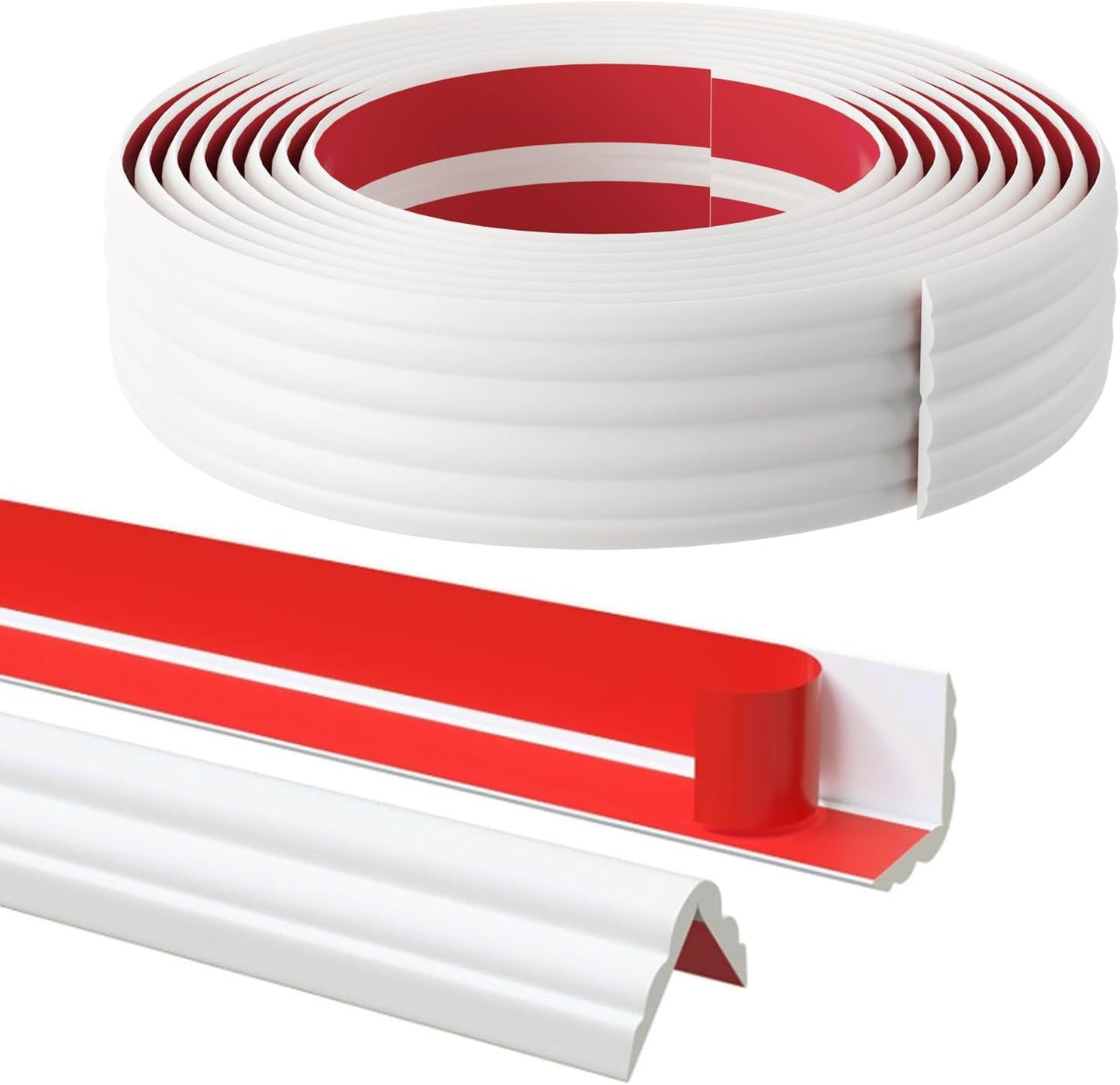 40FT Flexible Wall Corner Protector Moulding Trim for Safety