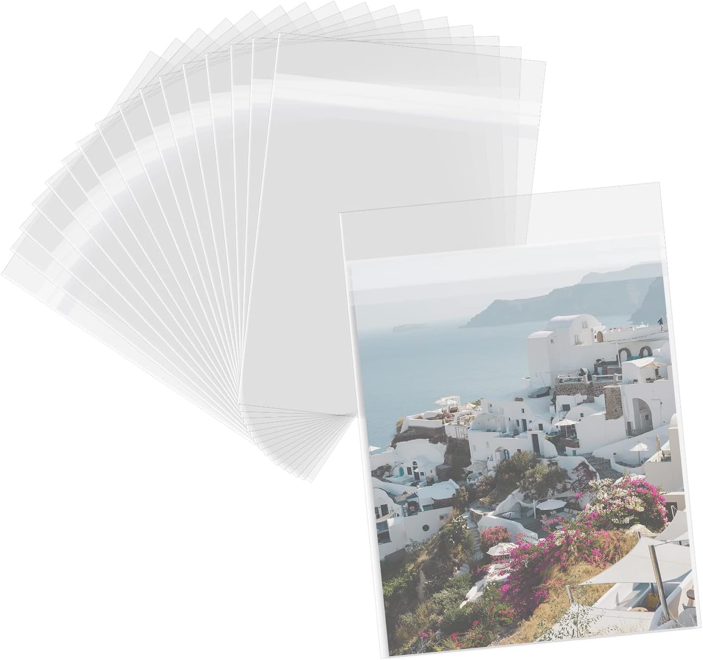 16x20 Crystal Clear Sleeves for Photos and Prints - 100 Pack