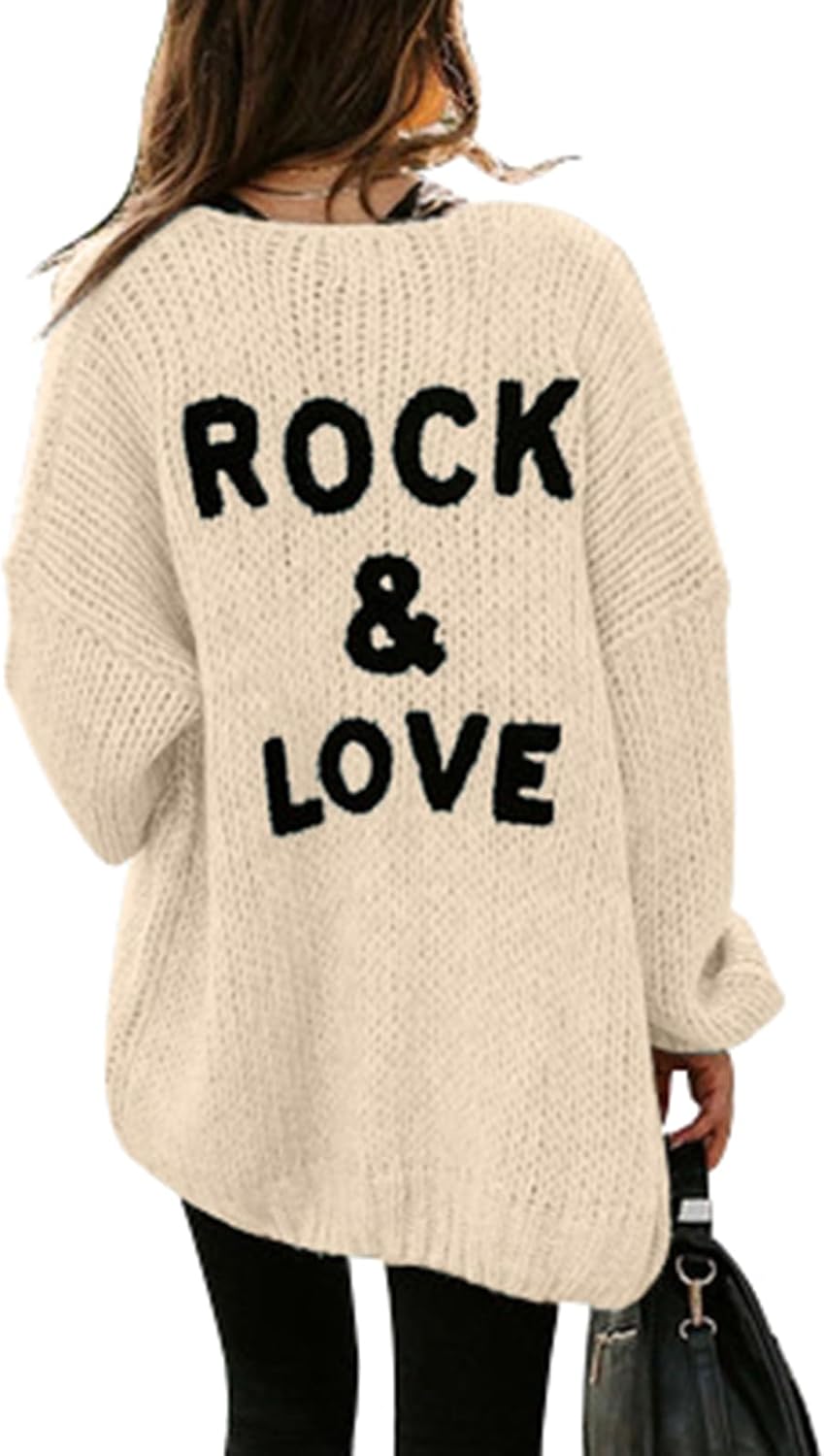 PRETTYGARDEN Women's Long Sleeve Open Front Cardigans Sweaters