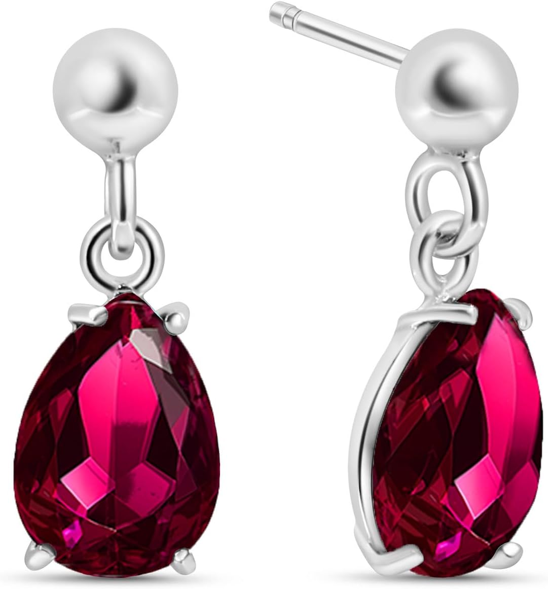 925 Sterling Silver Gemstone Earrings for Women - Perfect Gift