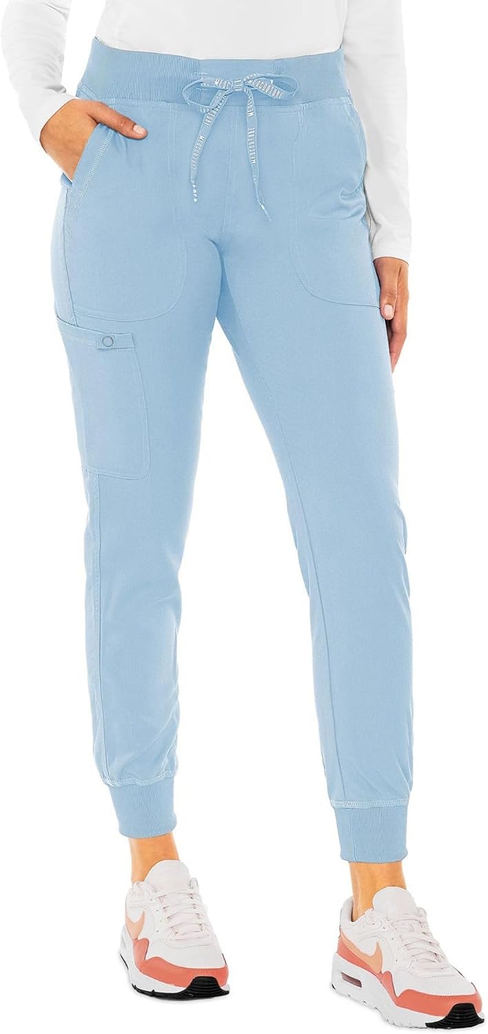 Med Couture Women's Cargo Jogger Scrub Pants with 5 Pockets
