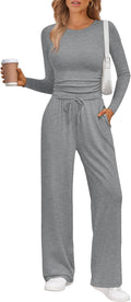LILLUSORY 2 Piece Lounge Sets for Women - Comfortable Travel